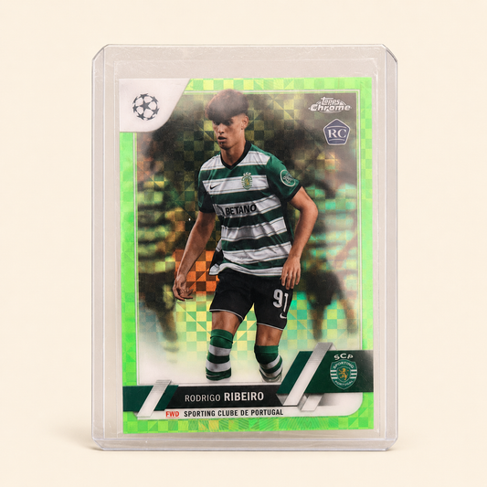 Rodrigo Ribeiro Sporting CP — Topps Chrome Rookie Green Refractor #194 — /399