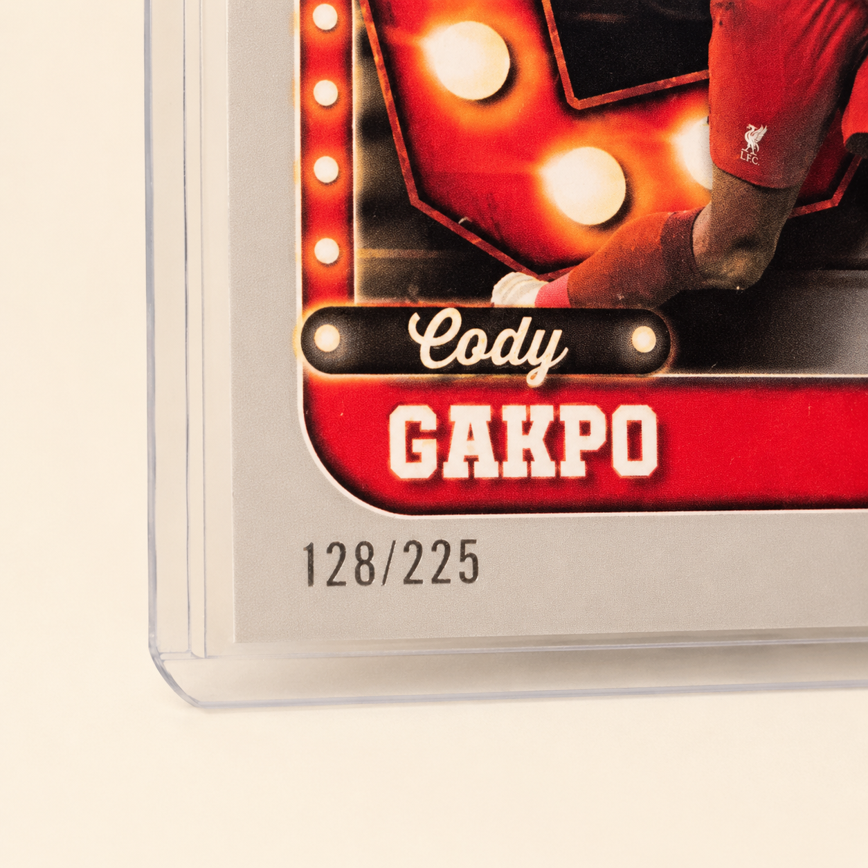 Cody Gakpo Liverpool FC — Topps Name In Lights #28 — /225