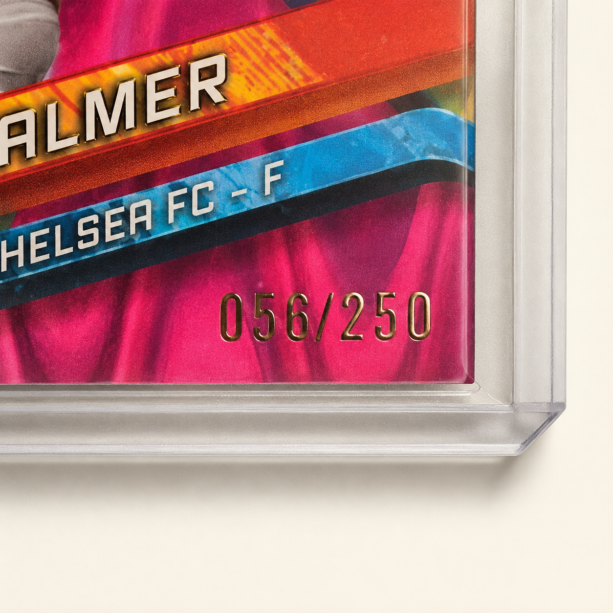 Cole Palmer Chelsea FC — Topps Finest Pink RayWave Refractor #20 — /250