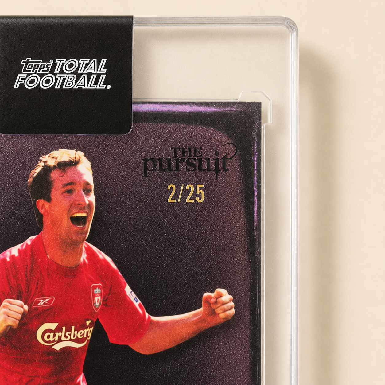 Robbie Fowler Liverpool FC — Topps Total Football The Pursuit #507 — /25
