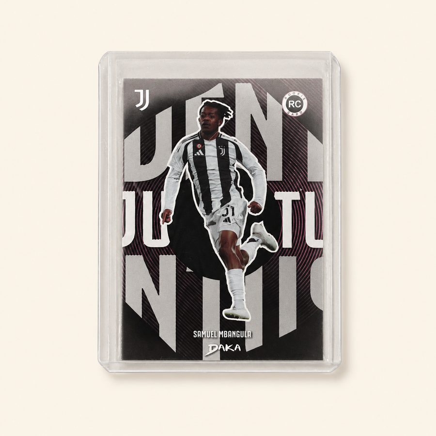 Samuel Mbangula Juventus — DAKA Black Film Rookie #BF-6 — /99