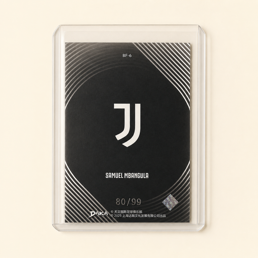 Samuel Mbangula Juventus — DAKA Black Film Rookie #BF-6 — /99